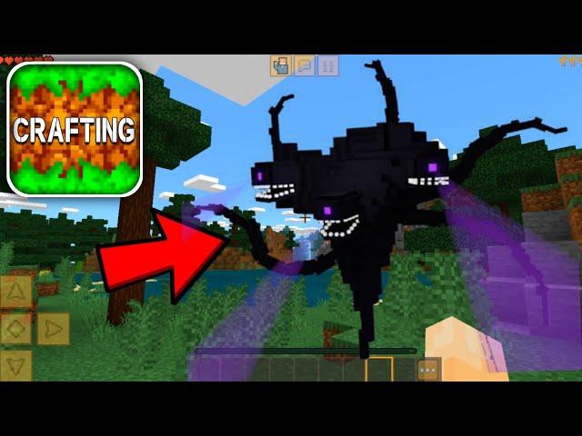 How to FIGHT WITHER STORM in Crafting and Building