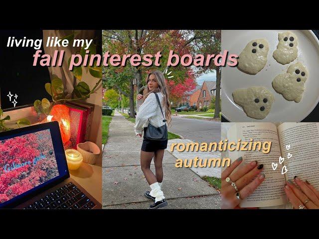 romanticizing autumn ️ recreating my fall pinterest boards
