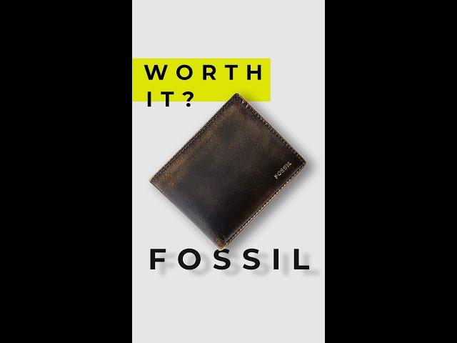 FOSSIL Leather, Is it Worth It? Leather Bifold Dissection