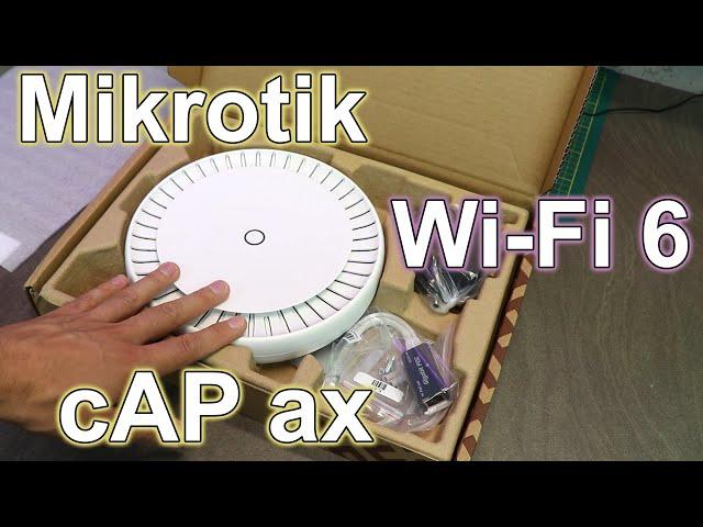 Test Mikrotik cAP ax - mój nowy główny access point z Wi-Fi 6