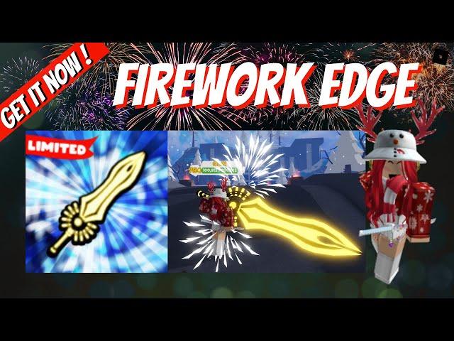 Buying New Limited FIREWORK EDGE!! Winter 2021 Xmas Event in Treasure Quest | Roblox