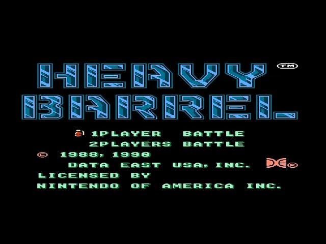 Heavy Barrel (NES) Playthrough (полное прохождение игра на NES)