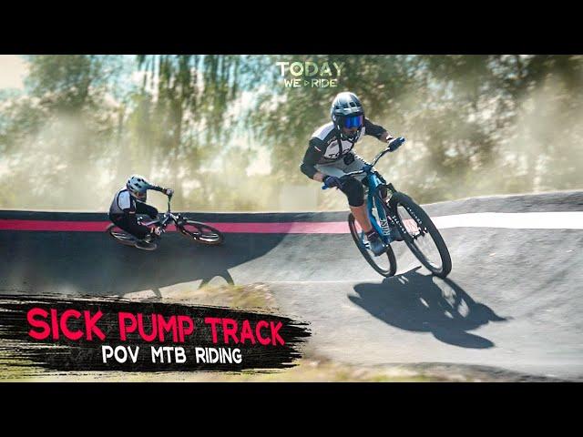 SICK PUMP TRACK MTB RIDING | INSANELY FUN RIDING ► [ Today We Ride ]