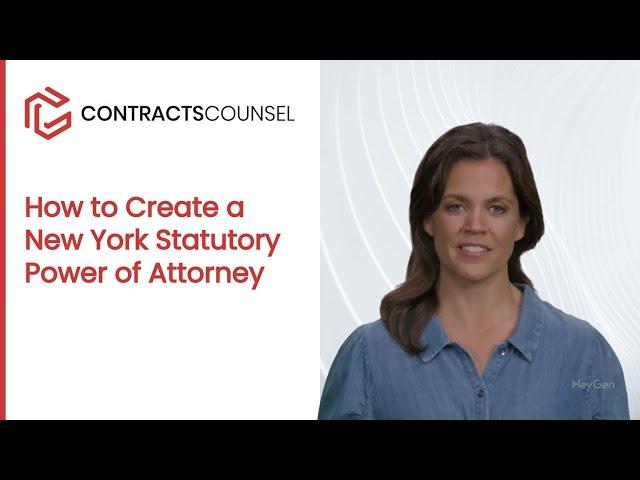 How to Create a New York Statutory Power of Attorney [Templates Available]