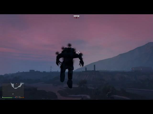 GTA 5 The Gate Monster Attack Military