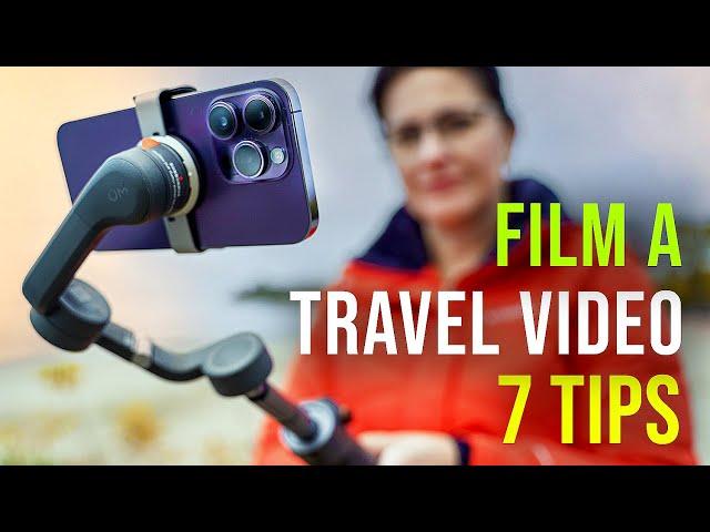 7 TIPS for FILMING A TRAVEL video with iPHONE 14 PRO and DJI OSMO MOBILE 6