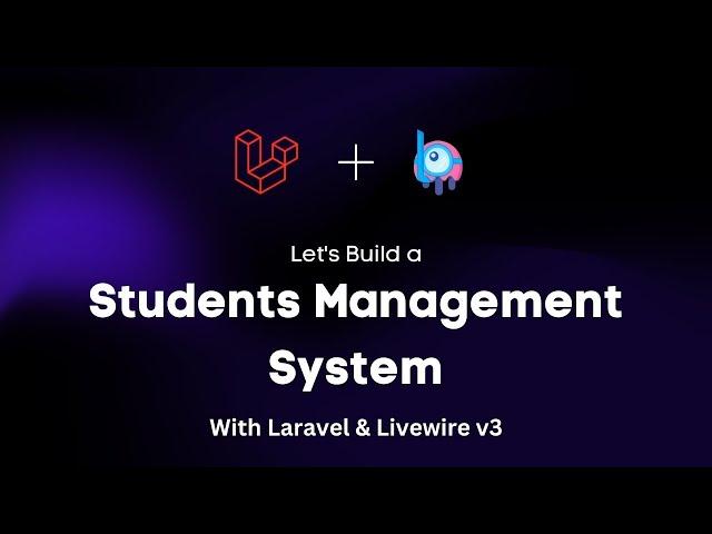 Learn Livewire v3 by building a CRUD App from Scratch