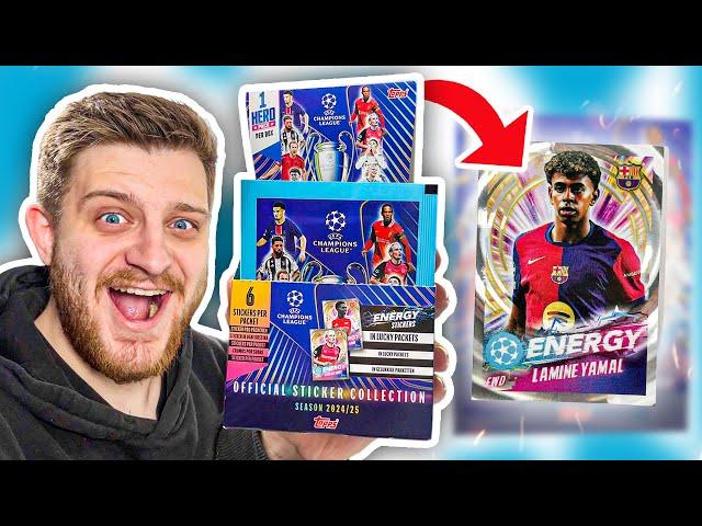 OPENING the *NEW* CHAMPIONS LEAGUE 2024/2025 STICKER COLLECTION!! (Full Box Break & MORE!)