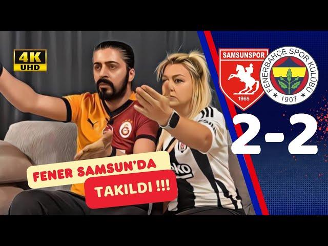 1 ÇİFT TARAFTAR, OLAYLI SAMSUNSPOR - FENERBAHÇE MAÇINA TEPKİ..