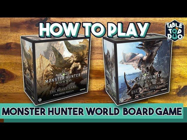 How to Play Monster Hunter Board Game (Concise Monster Hunter Boardgame Rules)