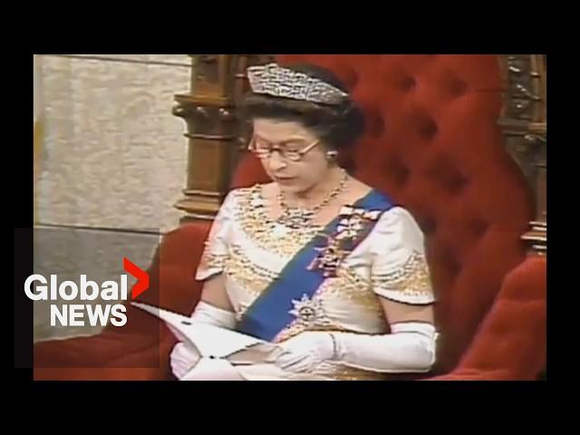 From the archives: Queen Elizabeth II delivers speech from the throne in Canada (1977)