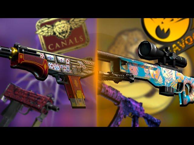 КОНТРАКТЫ КОЛЛЕКЦИИ CANALS ПРОТИВ ХАОСА! РАСКОЛОТАЯ СЕТЬ VS СЛОМАННЫЙ КЛЫК В CS:GO