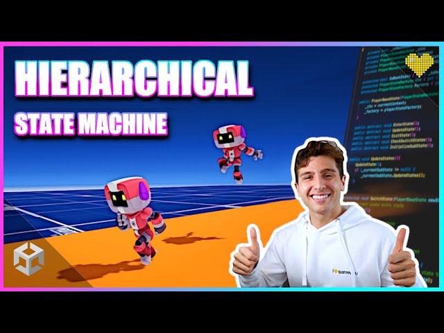 How to Program in Unity: Hierarchical State Machine Refactor [Built-In Character Controller #5]