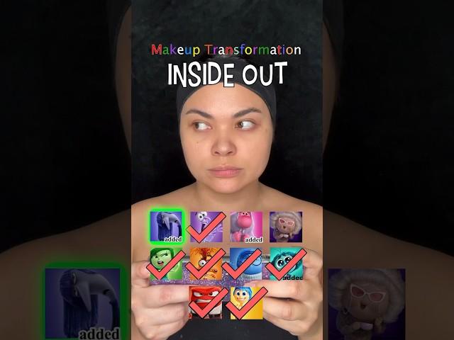 ‘ENNUI’ Inside Out Makeup Transformation  #InsideOut2 #newemotions #illusionmakeup #makeuptutorial