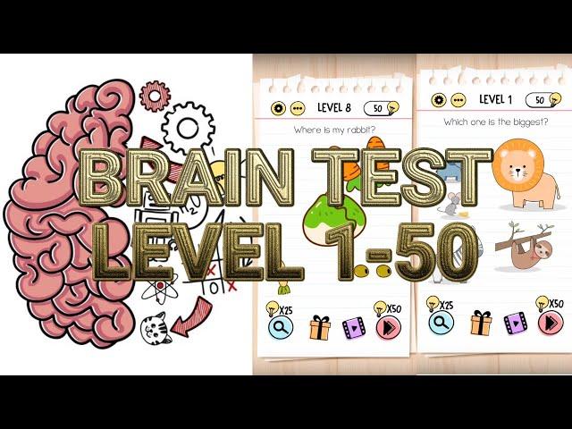 Brain Test Tricky Puzzles Level 1-50 Answers Solution