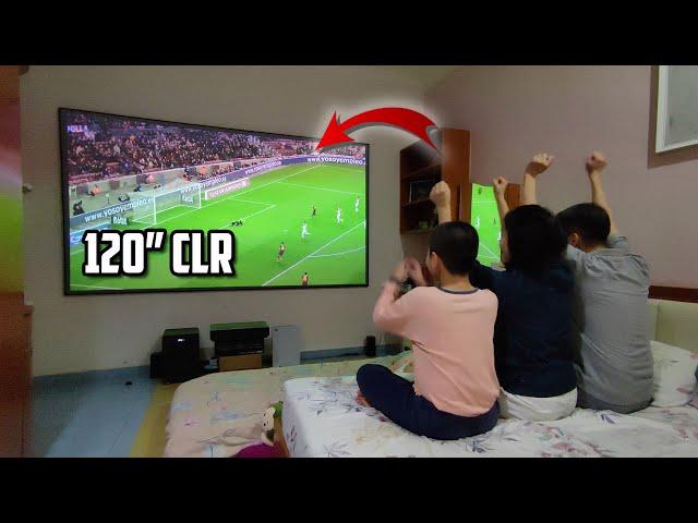 A Must-Have ALR & CLR Projector Screen for Daytime Viewing - Perfect for UEFA Euro 2024!!!