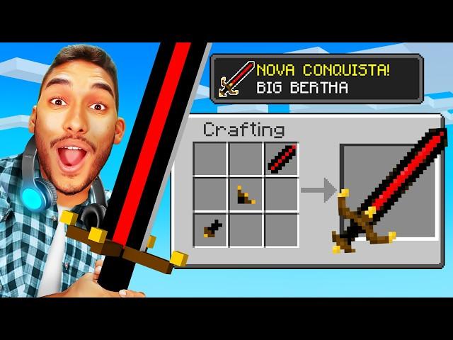  COMO FIZ a Espada RARA MAIS PODEROSA do Minecraft!