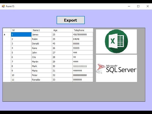 VB. net Tutorial import data from Excel to SQL server with source code