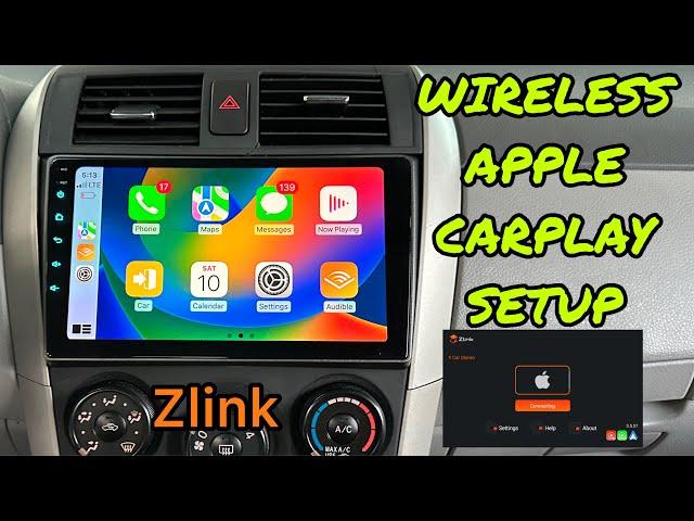 THE CORRECT WAY TO SETUP WIRELESS APPLE CARPLAY VIA ZLINK