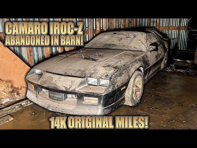 First Wash in 23 Years: BARN FIND Camaro IROC-Z With 14k Original Miles! | Satisfying Restoration