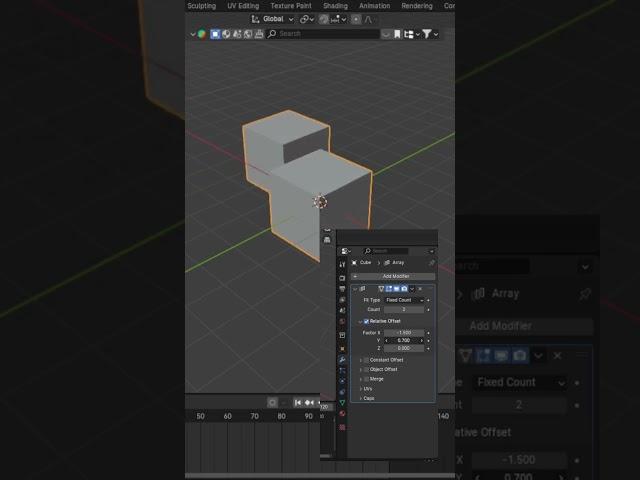 How to use Array modifier (Blender Tips 2)