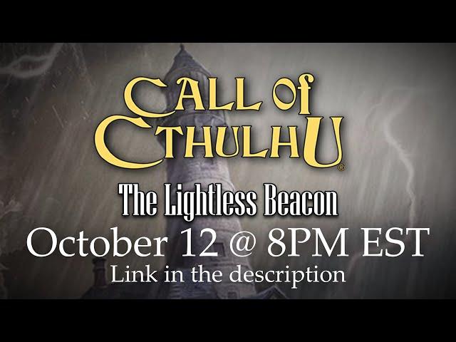 They Lurk in the Shadows | Call of Cthulhu RPG Stream Trailer