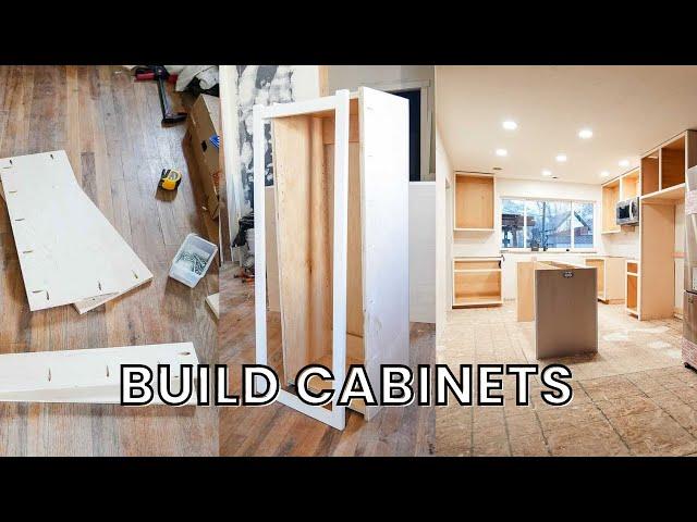 How I Build Basic Cabinets Using Plywood