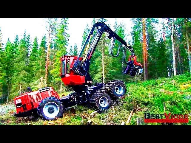 Железный дровосек Komatsu • Лес рубит - щепки летят