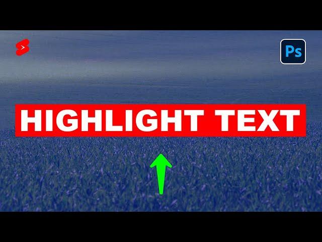 How to Create Highlight Text Effect in Photoshop