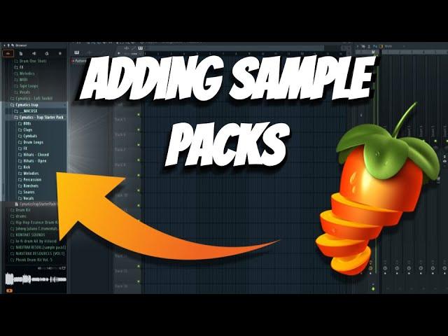 how to add sample packs to FL Studio