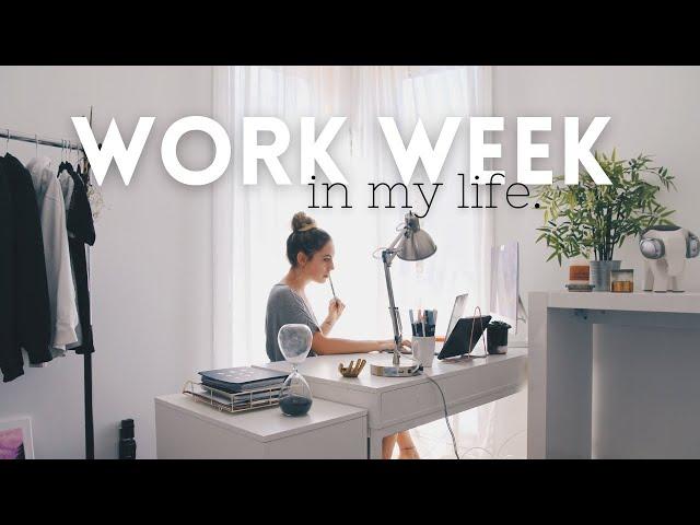 a work week in my life at home | Small Business & Brand