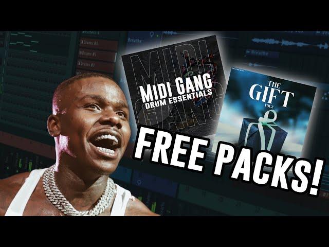 I made a FIRE DaBaby Type Beat | FREE trap drum pattern midi kit & FREE Sample Pack