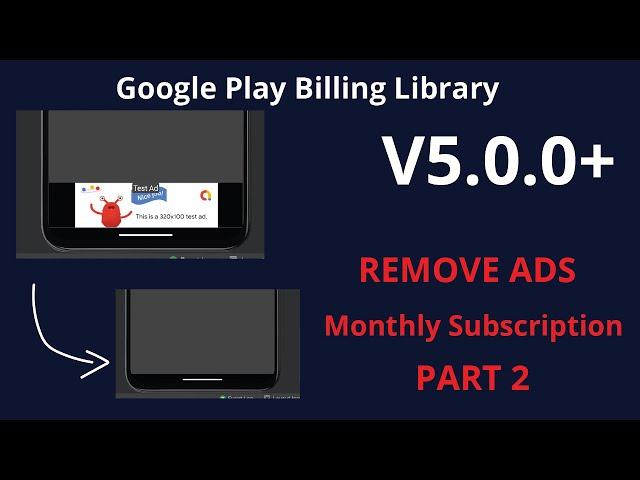 [New version 5] In-App Purchase Remove Ads Monthly Subscriptions Part 2