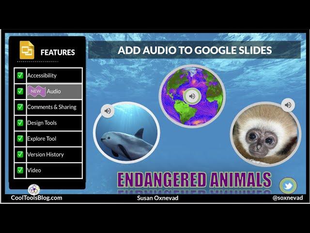 New Feature: Insert Audio in Google Slides