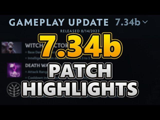 7.34b Dota 2 Patch Analysis Highlights