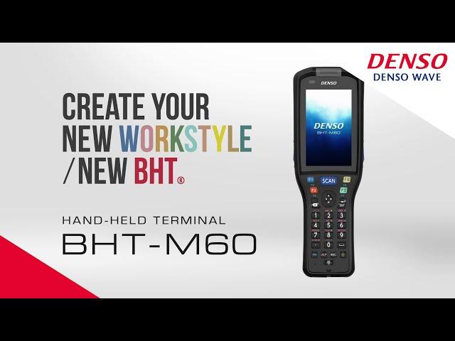 The new BHT-M60 Mobile Computer from DENSO WAVE