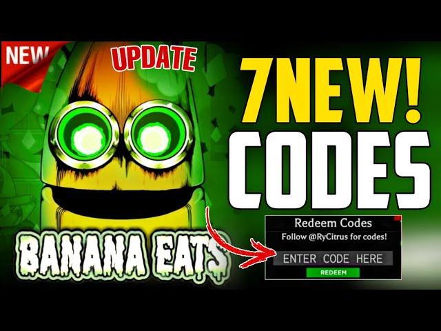 *NEW UPDATE* ALL WORKING BANANA EATS ROBLOX CODES IN DECEMBER 2024! BANANA EATS CODES