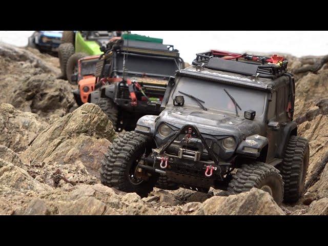 RC CRAWLER DESCENT MOUNTAIN 4X4 OFF ROAD, Extreme Driving Scale 1/10