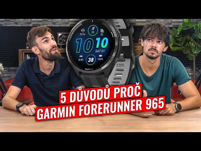 Garmin Forerunner 965 – 5 věcí, které o nich musíte vědět