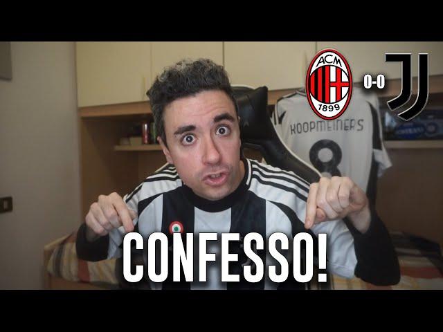 MI VERGOGNO! MI TOCCA DARE RAGIONE A LUCA MASTRANGELO! Milan Juventus 0-0