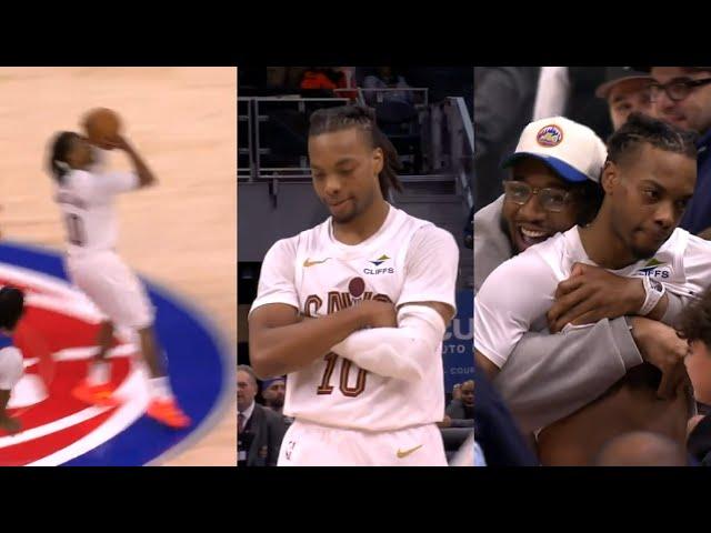 Darius Garland INSANE GAME WINNER BUZZER BEATER vs Pistons from the logo