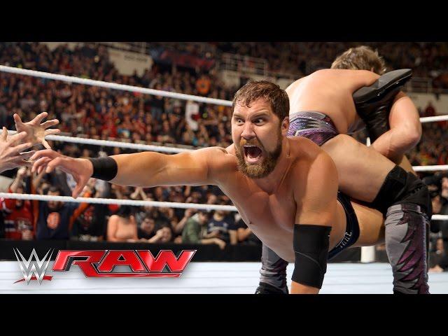 Chris Jericho & AJ Styles vs. Heath Slater & Curtis Axel: Raw, 22. Februar 2016