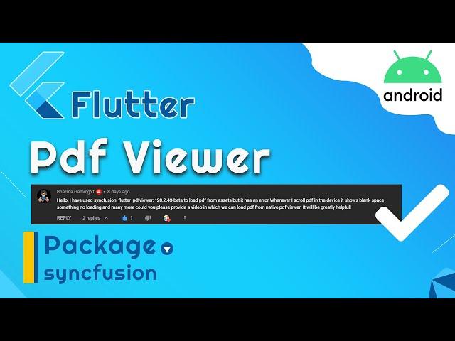 Flutter PDF Package - Flutter PDF viewer from URL