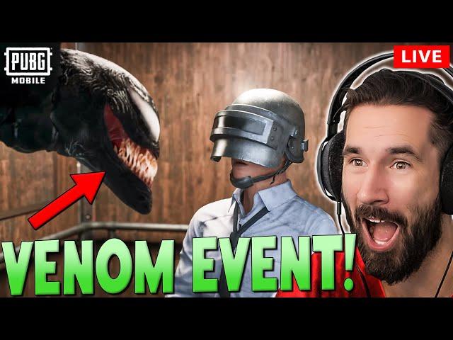 This Is Scary  Venom Event Gameplay With Best Squad Chasing Wins In PUBG MOBILE!