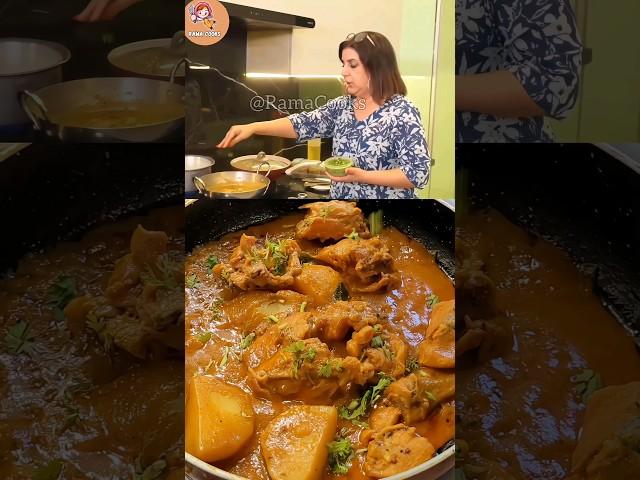 Farah Khan Nariyal Chicken Curry Recipe #shorts #farahkhan #nariyalchicken #viral