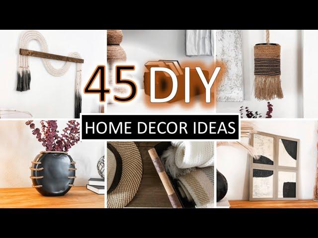 45 DIY HOME DECOR IDEAS + HACKS you Actually Want To MAKE (FULL TUTORIALS)