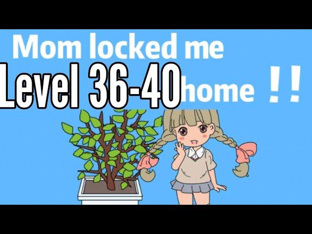 Mom Locked Me Home Day 36 37 38 39 40 Level Android iOS Walkthrough Solution Room Escape Game