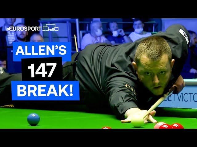 Mark Allen's Super 147 Break! | Northern Ireland Open 2021 | Eurosport Snooker