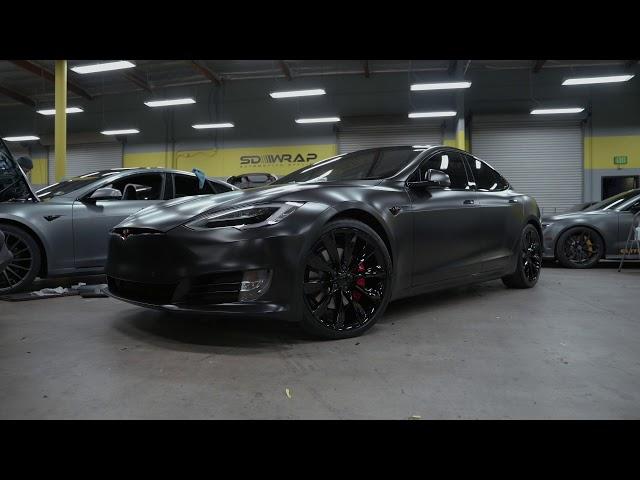 TESLA HEAVEN AT SD WRAP...2 INSANE MODEL S TRANSFORMATIONS