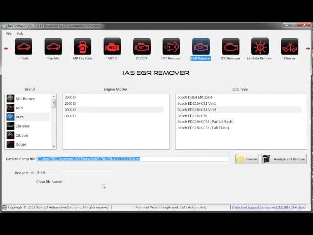 IAS EGR Remover (IAS Software Ver. 2.0.13)